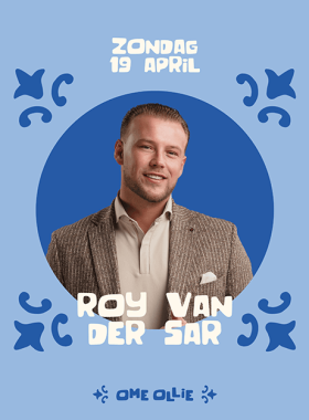 Zondag 19 april Roy van der Sar